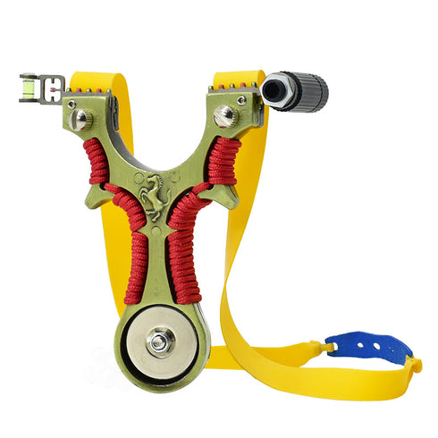 Ferrari Magnetic High Precision Fast Pressure Slingshot Infrared Laser Aiming High-power Outdoor Target Shooting Game catapult