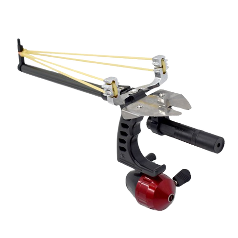 Tirachinas de alta precisión para pesca con caña larga y caza al aire libre.