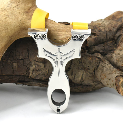 Tirachinas de acero inoxidable de doble tornillo Flying Sword