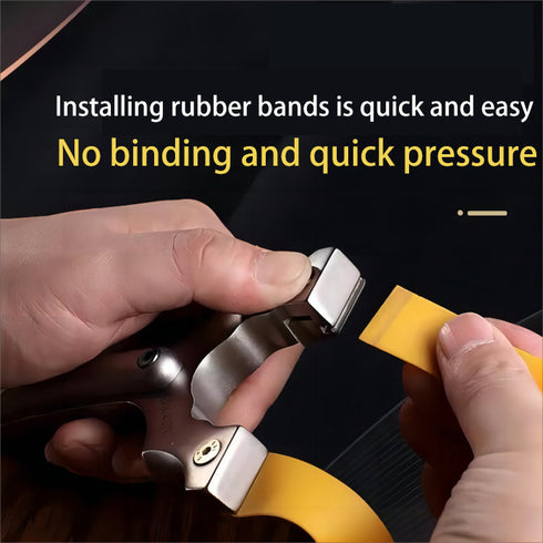 Lance-pierres classique en acier inoxydable CNC Chicken