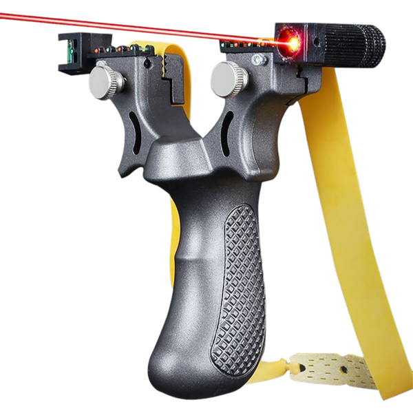 Tirachinas de fibra resistente de resina gris de 98 quilates