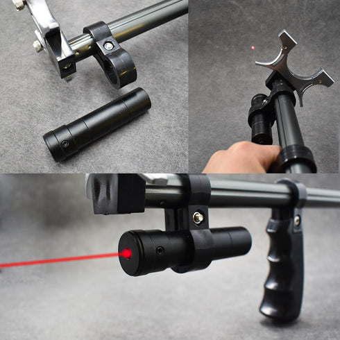 Mini perche télescopique FS1 avec laser rouge