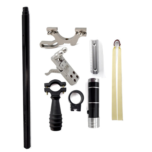 LR1 Black Long Rod With Torch Light