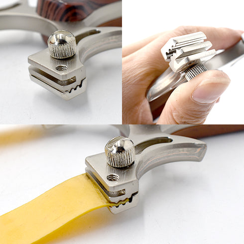 Tirachinas de acero inoxidable de doble tornillo Flying Sword