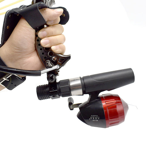 Hunting Fishing Slingshot Set High Precision Outdoor Shooting with Fishing Rubber Band Game Sling Shot with Dart and Re