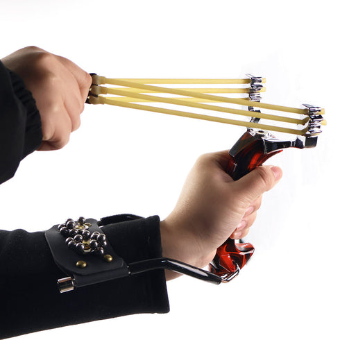 Tirachinas de alta calidad para caza de peces con imán para exteriores. Juego de tirachinas profesional para caza.