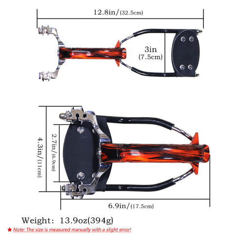 High Quality Red Fish Shooting Slingshot Hunting Outdoor Professional Fish Shooting Set Other Shooting Products