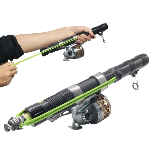 New Dual-Purpose Hunting Accessories Fishing Bait Dispenser Slingshot Set Professional Slingshot Hunting Equipment