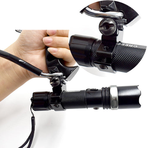 Nuevos y novedosos accesorios de caza de acero inoxidable para disparar peces, tirachinas especializados en actividades al aire libre de caza con tirachinas.