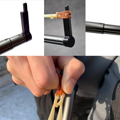 Mini perche télescopique FS1 avec laser rouge