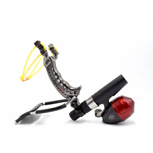 Hunting Fishing Slingshot Set High Precision Outdoor Shooting with Fishing Rubber Band Game Sling Shot with Dart and Re