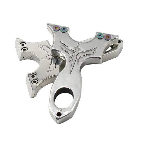 Tirachinas de acero inoxidable de doble tornillo Flying Sword