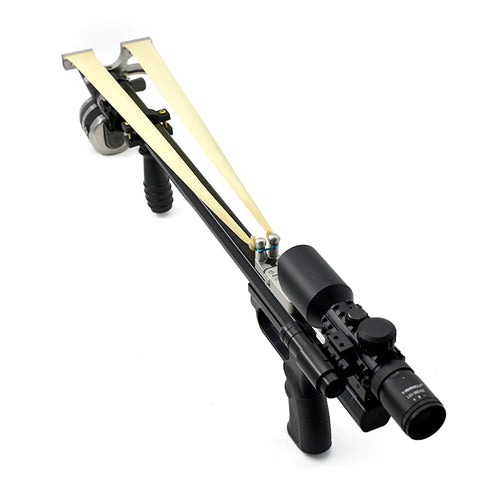 LR3 Black Long Rod With Telescope Sight And Metal Reel