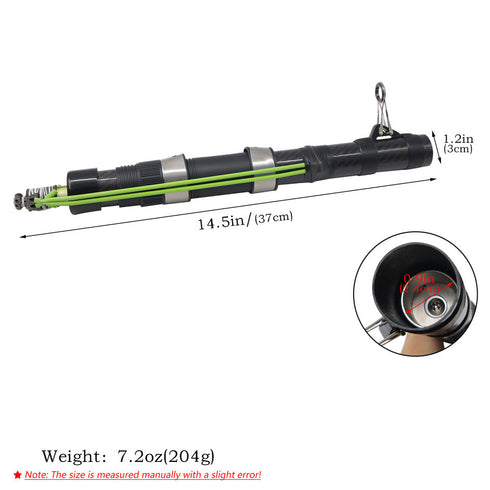 Tirachinas de caza con carrete, modelo mejorado para pesca al aire libre, dispensador de cebo