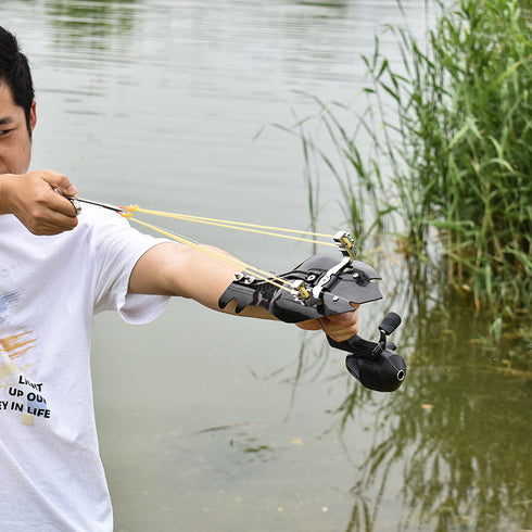 High-Quality Fishing Slingshot Set Fish-Specific Hunting Slingshot Outdoor Hunting and Shooting Activities