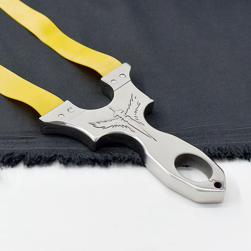 Tirachinas de acero inoxidable de doble tornillo Flying Sword