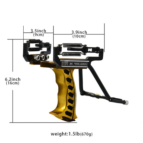 Carrete de pesca con tirachinas de alta calidad para exteriores, productos profesionales, accesorios de caza.