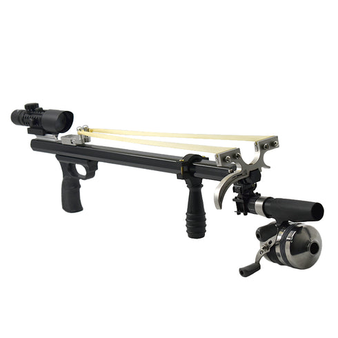 LR3 Black Long Rod With Telescope Sight And Metal Reel
