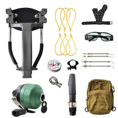 Hunting Slingshot Package Outdoor Portable Shooting Slingshot Fishing Slingshot