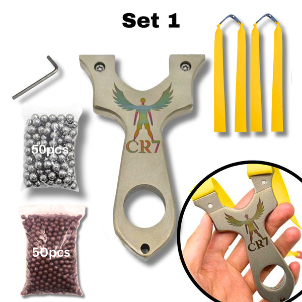 Tirachinas CR7 Premium de acero inoxidable 304