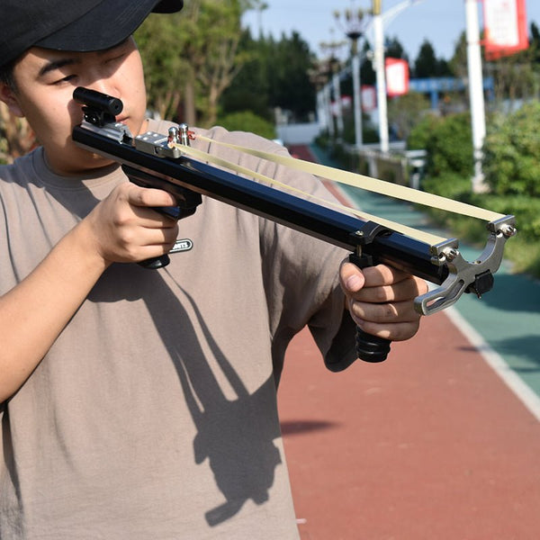 LR1 Long Rod Slingshot With Laser Light