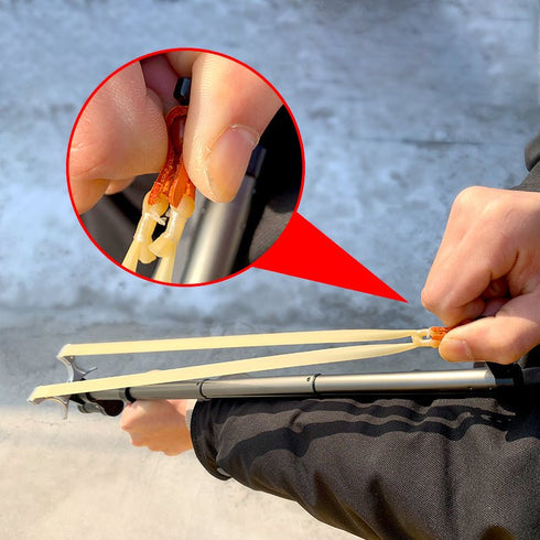 Mini perche télescopique FS1 avec laser rouge