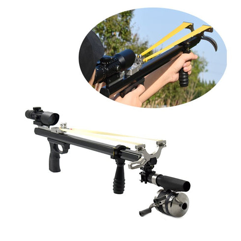 LR3 Black Long Rod With Telescope Sight And Metal Reel