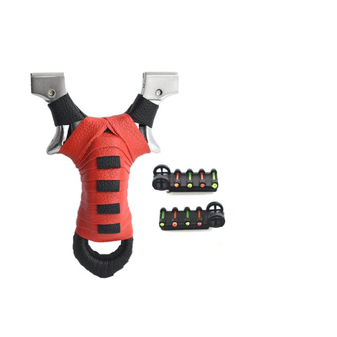 Tirachinas de aleación de alta calidad para tiro al blanco al aire libre, tirachinas portátil