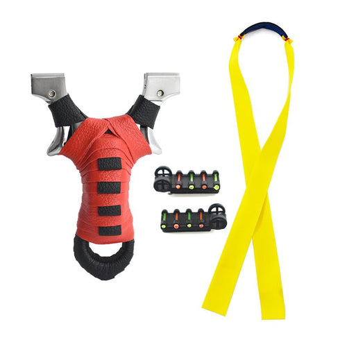 Tirachinas de aleación de alta calidad para tiro al blanco al aire libre, tirachinas portátil