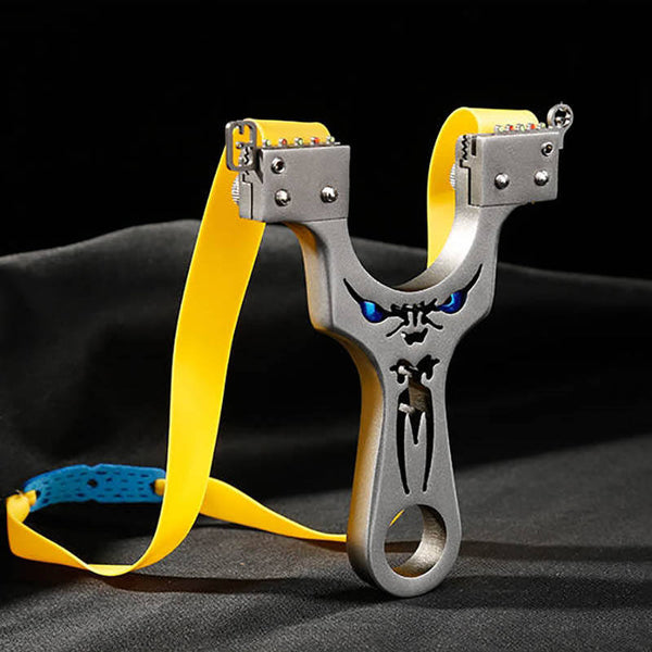 Lance-pierres de précision en acier inoxydable à double vis avec yeux froncés